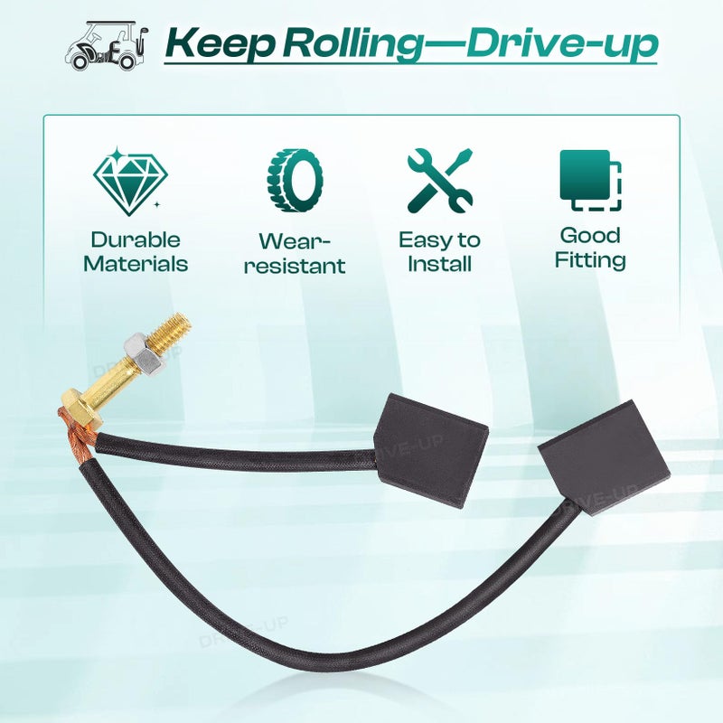 Drive-up مجموعة فرش محرك سيارة جولف ADC للقيادة، تناسب نادي السيارة EZGO 73120-G25 1021862-01، 102187101 - Image 2